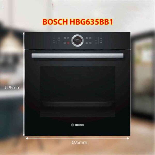 Lò nướng Bosch HBG635BB1 - Series 8 12 Lò nướng Bosch HBG635BB1 âm tủ đối lưu
