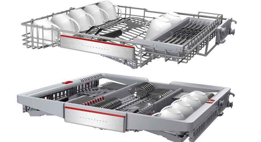 Máy rửa bát Bosch SMS4EMI00E - serie 4 lắp độc lập 6 Khay chứa máy rửa bát Bosch