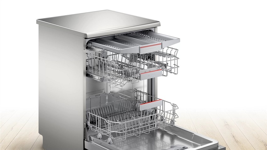 Máy rửa bát Bosch SMS4EVI14E - nhập khẩu chính hãng 11 Khoang máy rộng