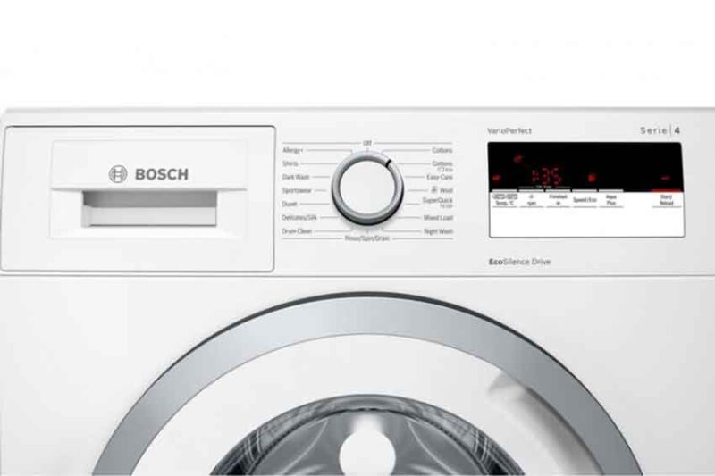 Máy giặt Bosch WAN28108GB - Khối lượng giặt 8kg 8 Bảng điều khiển chức năng máy giặt