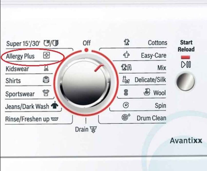 Máy giặt Bosch WAU28440SG - Cửa trước lồng ngang Series 6 11 Bảo vệ cho làn da nhạy cảm với chương trình AllergyPlus