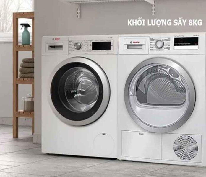 Máy sấy quần áo Bosch WTH85200GB - Sấy tụ hơi A+++ 8 Máy sấy Bosch WTH85200GB 8kg có nhiều chức năng