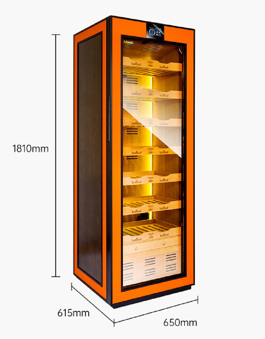 Bản vẽ kỹ thuật Tủ điện bảo quản xì gà Lubinski RA997 - chính hãng 7 tầng
