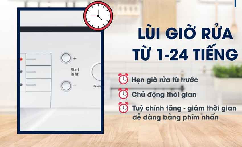 Máy rửa bát Bosch SMI4HVS33E - Phụ Kiện Xì Gà VIP giá rẻ 4 Chức năng hẹn giờ