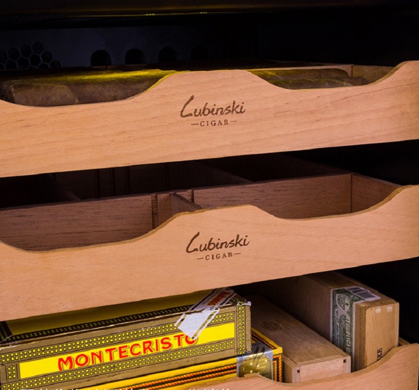 Tủ bảo quản xì gà Lubinski loại nào tốt nhất Khay-chua-go-tuyet-tung