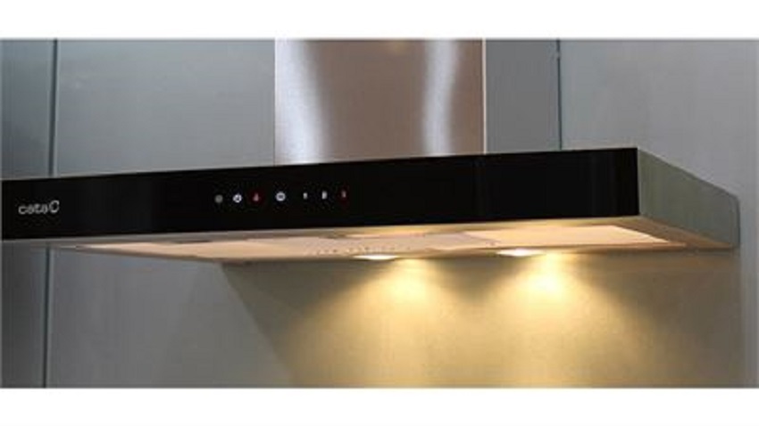 Máy hút mùi Cata MIDAS BK 700 - nhập khẩu giá rẻ 6 Đèn Halogen chiếu sáng