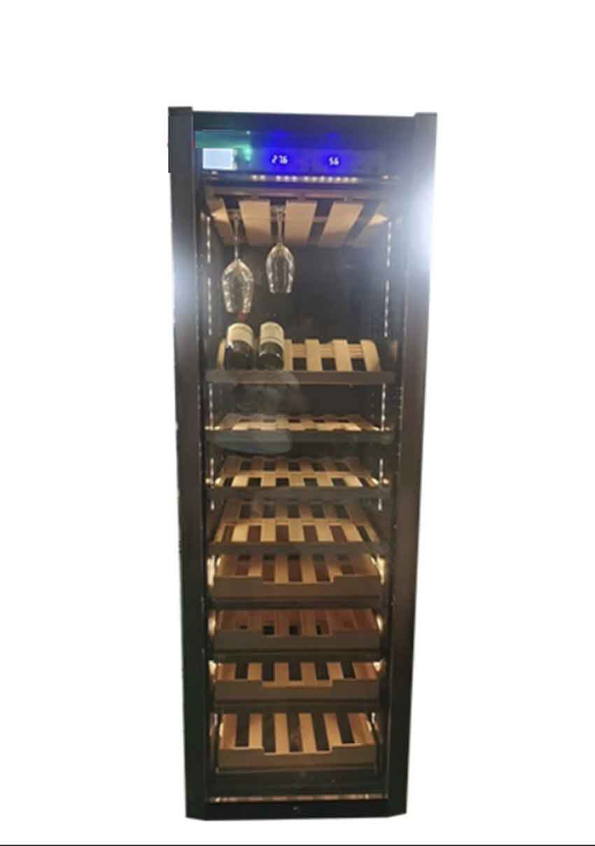 Tủ ướp rượu kết hợp bảo quản xì gà Golden Fire GF443, 54 chai, 100 điếu Golden-Fire-GF-443