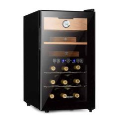Tủ điện bảo quản xì gà kết hợp rượu vang Klarstein 48L