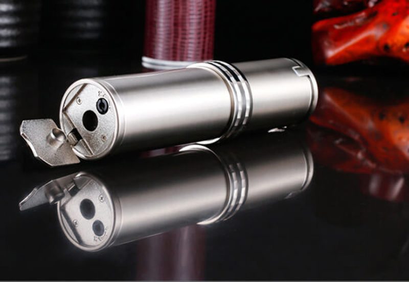 Bật lửa xì gà Lubinski SK2 có đục, 5 tia cao cấp 9 Bật lửa xì gà Lubinski SK2 5 tia kèm đục