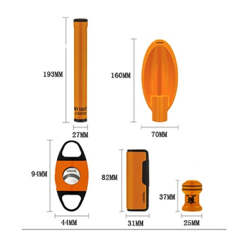 Bản vẽ kỹ thuật Set phụ kiện xì gà Lubinski TZ109 - 5 món phụ kiện giá rẻ