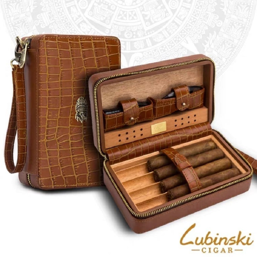 Hộp xì gà 4 điếu Lubinski Lubinski YJA60007 kèm dao cắt, bật lửa Set-phu-kien-xi-ga-Lubinski-YJA-60007