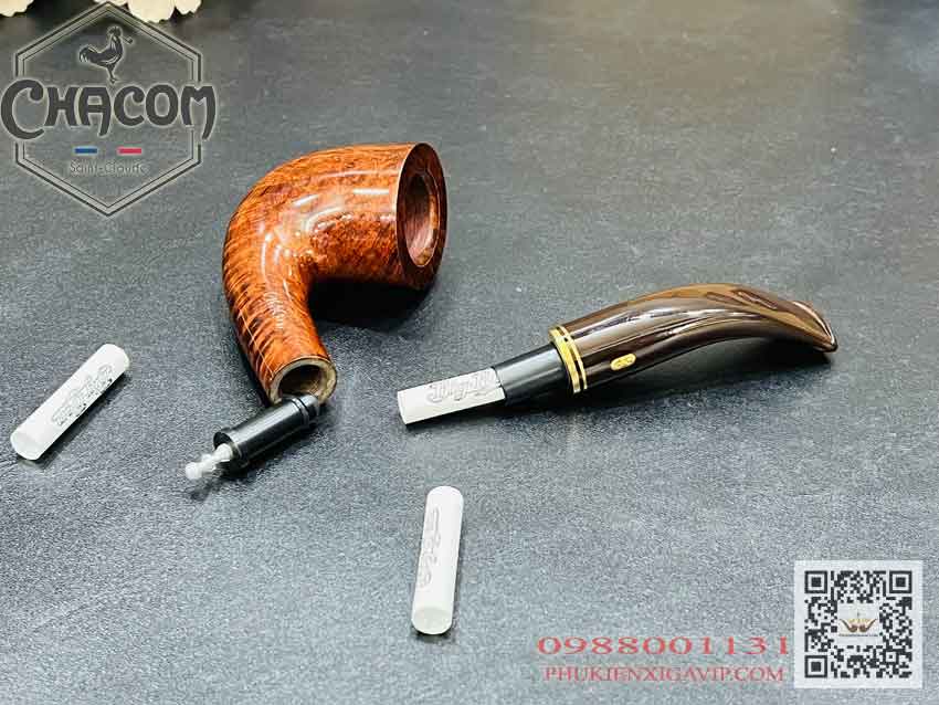 Diễn đàn rao vặt: Tẩu cigar Chacom Montbrillant No863 xách tay Pháp, gỗ thạch nam siêu nhẹ Chacom-Montbrillant-No863-de-dang-thay-loc