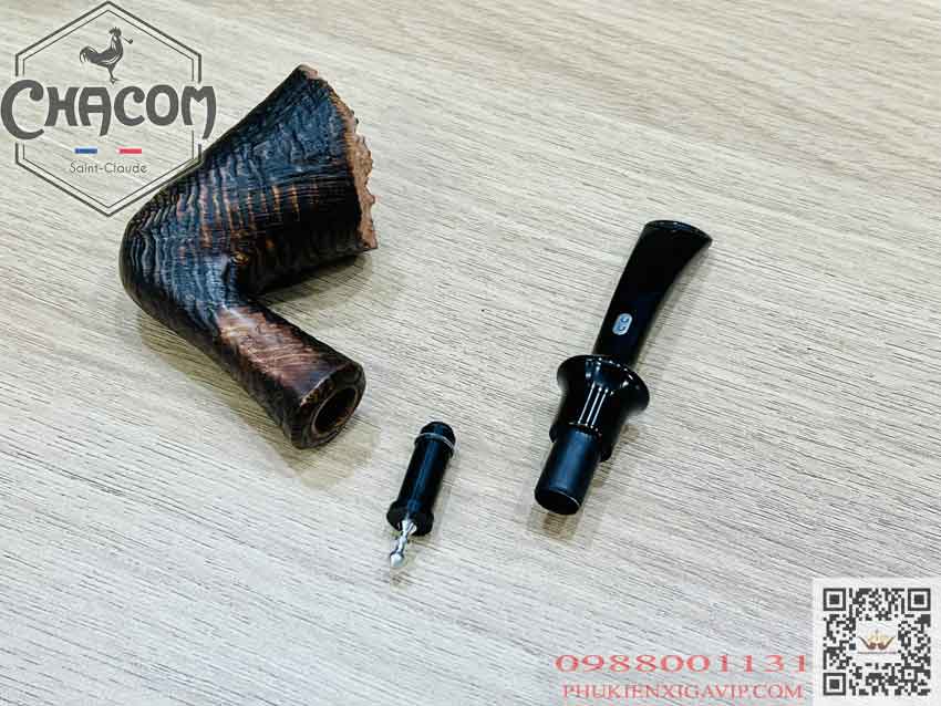 Diễn đàn rao vặt: Tẩu gỗ xì gà doanh nhân Chacom Fleur Sablee xách tay Pháp Tau-hut-cigar-va-thuoc-soi-Chacom-Fleur-Sablee-de-dang-thao-lap