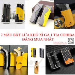 Bật lửa khò xì gà 1 tia Cohiba 7 mẫu hot nhất