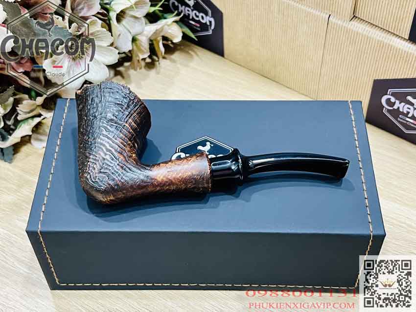 Bản vẽ kỹ thuật Tẩu hút xì gà và thuốc sợi Chacom Fleur Sablee - bản đặc biệt