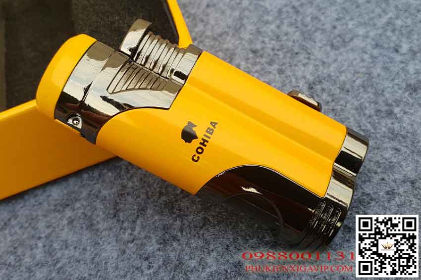 Những set bật lửa dao cắt xì gà đáng mua nhất 43 Bật lửa khò xì gà 2 tia