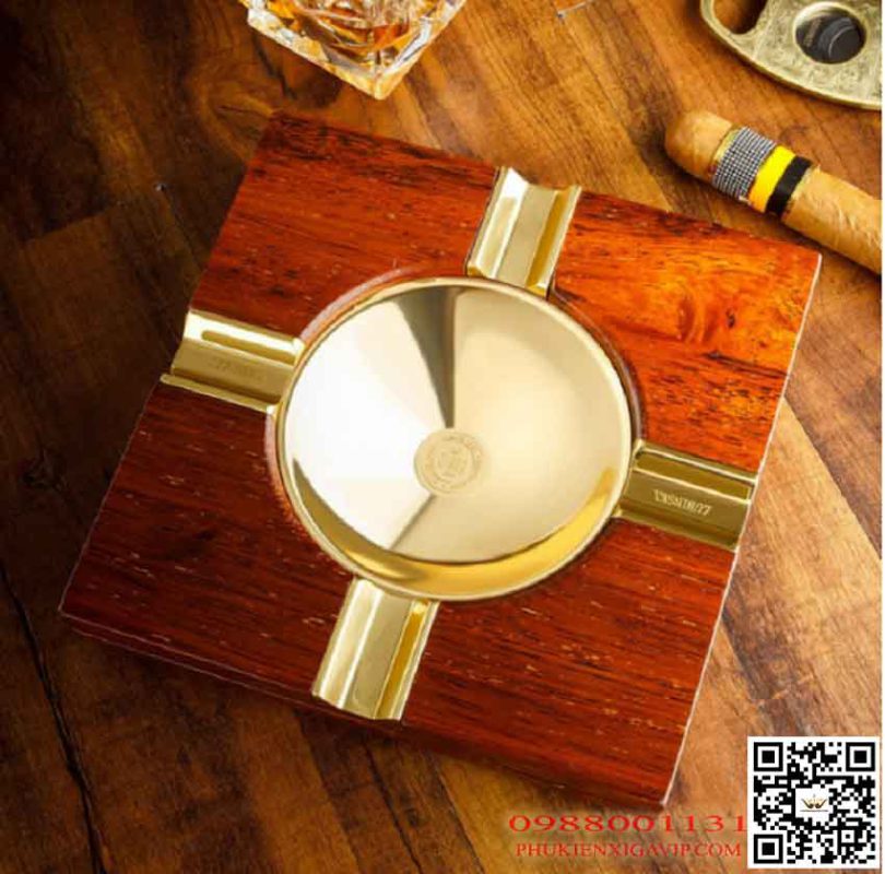 4 mẫu gạt tàn xì gà gỗ loại 4 điếu đáng mua nhất hiện nay 18 gat tan xi ga 4 dieu Lubinski LB3029 - 4 mẫu gạt tàn xì gà gỗ loại 4 điếu đáng mua nhất hiện nay