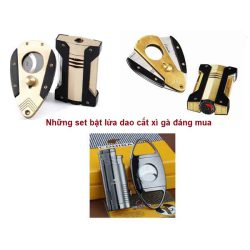 Những set bật lửa dao cắt xì gà đáng mua nhất