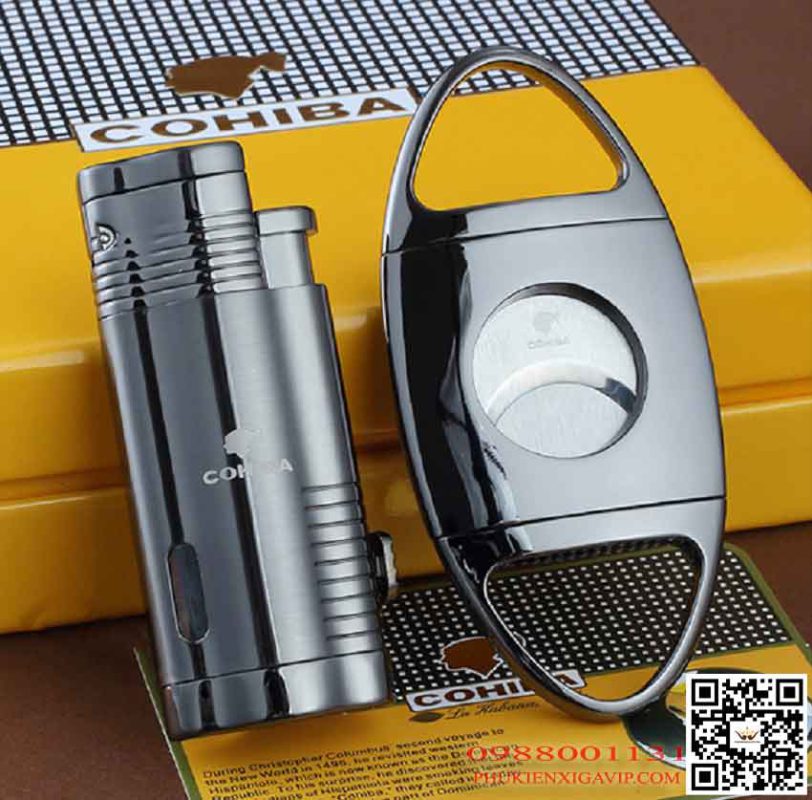 Những set bật lửa dao cắt xì gà đáng mua nhất 47 Set Cohiba T14