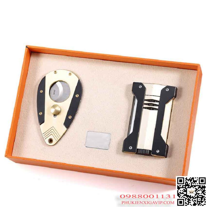 Những set bật lửa dao cắt xì gà đáng mua nhất 45 Set Cohiba HB 210