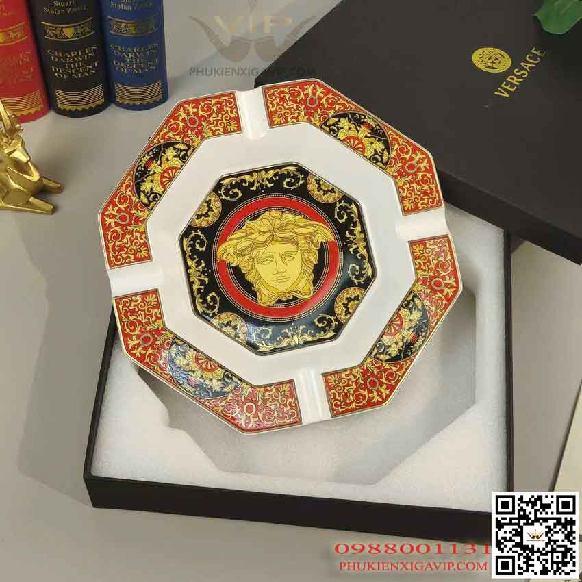 gạt tàn xì gà gốm 4 điếu versace - sang trọng, độc đáo 6 gạt tàn xì gà gốm 4 điếu versace