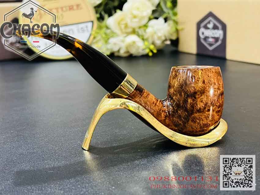 Tại sao nhiều người lựa chọn tẩu hút thuốc sợi? 8 tau hut cigar va thuoc soi Chacom Chuchill U No42 - Tại sao nhiều người lựa chọn tẩu hút thuốc sợi?