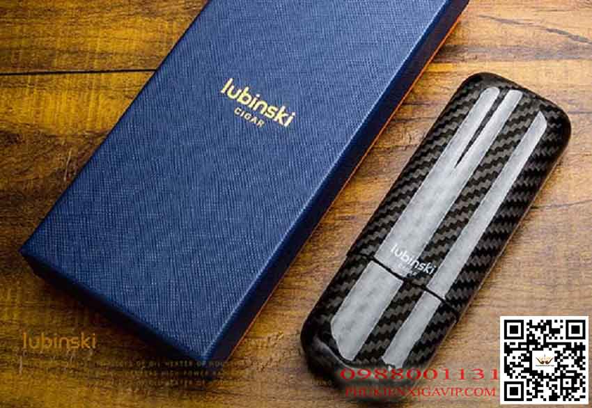 Bán bao da cigar 2 điếu Lubinski YJA70003 - giá tốt nhất thị trường Bao-xi-ga-lubinski-yja70003-sang-trong-