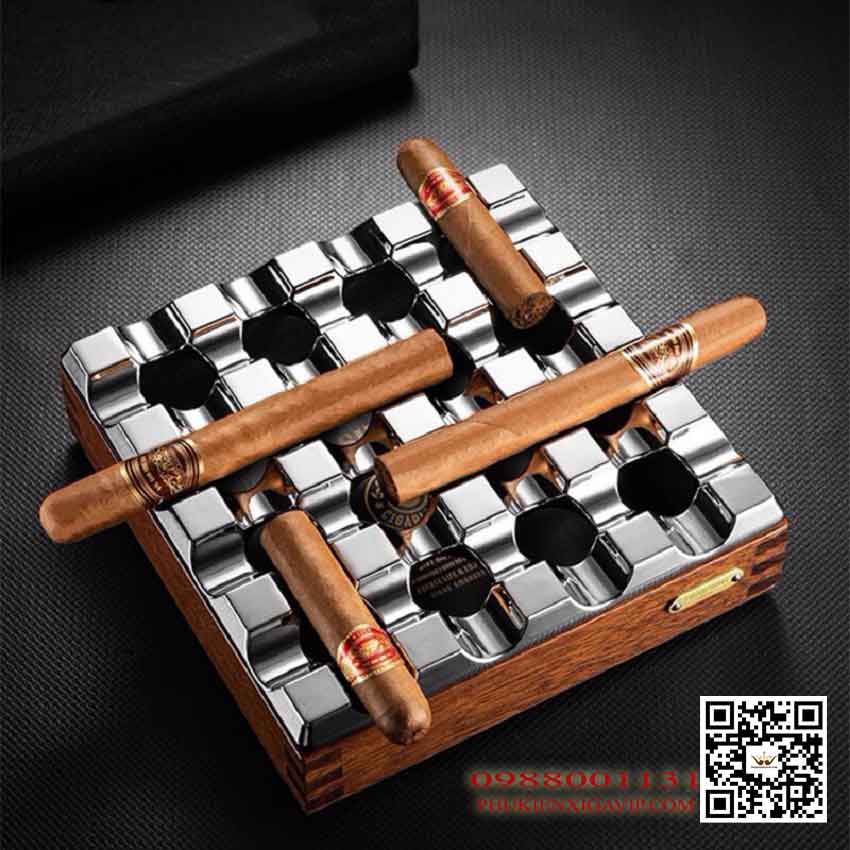 quà-tặng-sinh-nhật-sếp - Gạt tàn xì gà gốm gỗ giá tốt hãng jifeng, loại nhiều điếu Gat-tan-xi-ga-nhieu-dieu