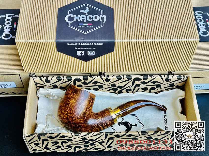Thông tin, ảnh thực tế tẩu cigar và thuốc sợi Chacom Skipper No41 Tau-Chacom-Skipper-No41-trong-hop-dung-chinh-hang