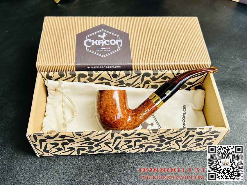 Chuyên bán tẩu xì gà Chacom Pháp uy tín, giá tốt nhất thị trường Qua-tang-cao-cap-tau-cigar-Chacom-Churchill-U-No42