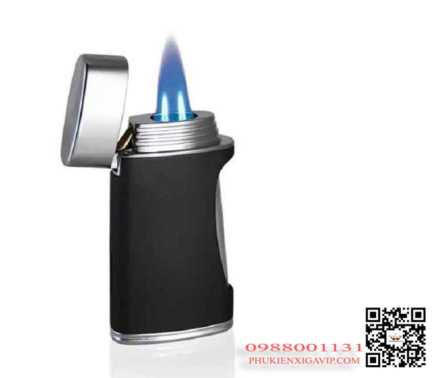 bật-lửa-khò-xì-gà - Bật lửa caseti cao cấp ca583 kèm đục – hàng pháp, giá tốt Kho-2-tia-Caseti-CA583