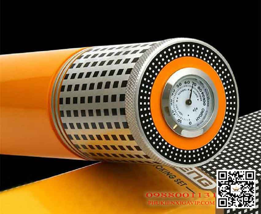 3 mẫu ống đựng xì gà có đồng hồ đo độ ẩm 8 ong dung xi ga cao cap cohiba hb 030 - 3 mẫu ống đựng xì gà có đồng hồ đo độ ẩm