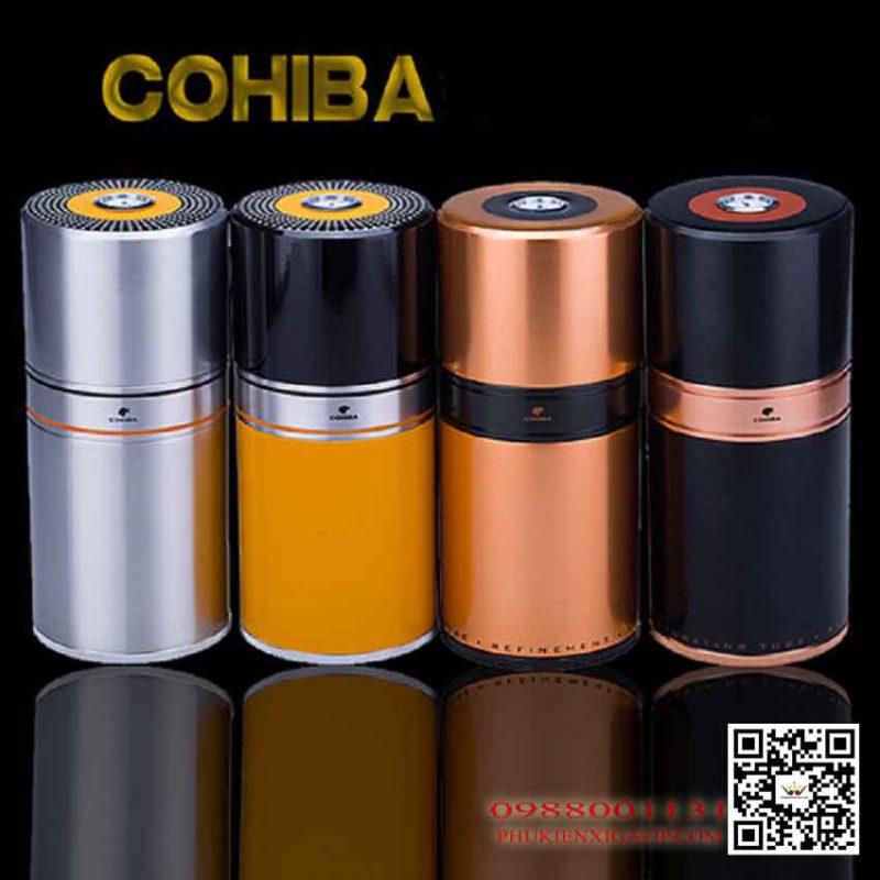 3 mẫu ống đựng xì gà có đồng hồ đo độ ẩm 12 ong dung xi ga hb 050 gia tot - 3 mẫu ống đựng xì gà có đồng hồ đo độ ẩm