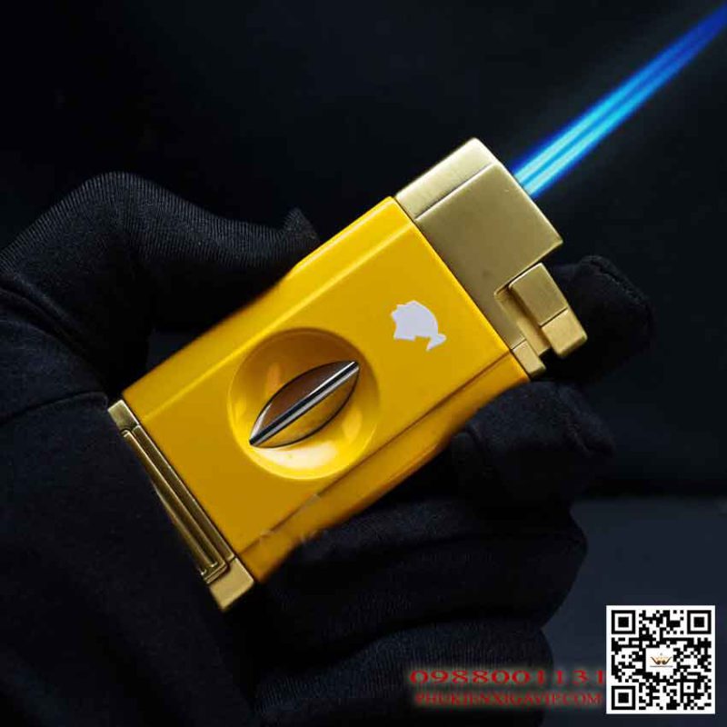 5 mẫu bật lửa tích hợp dao cắt xì gà giá tốt 10 bat lua kho 2 tia set cohiba HB198 1 - 5 mẫu bật lửa tích hợp dao cắt xì gà giá tốt