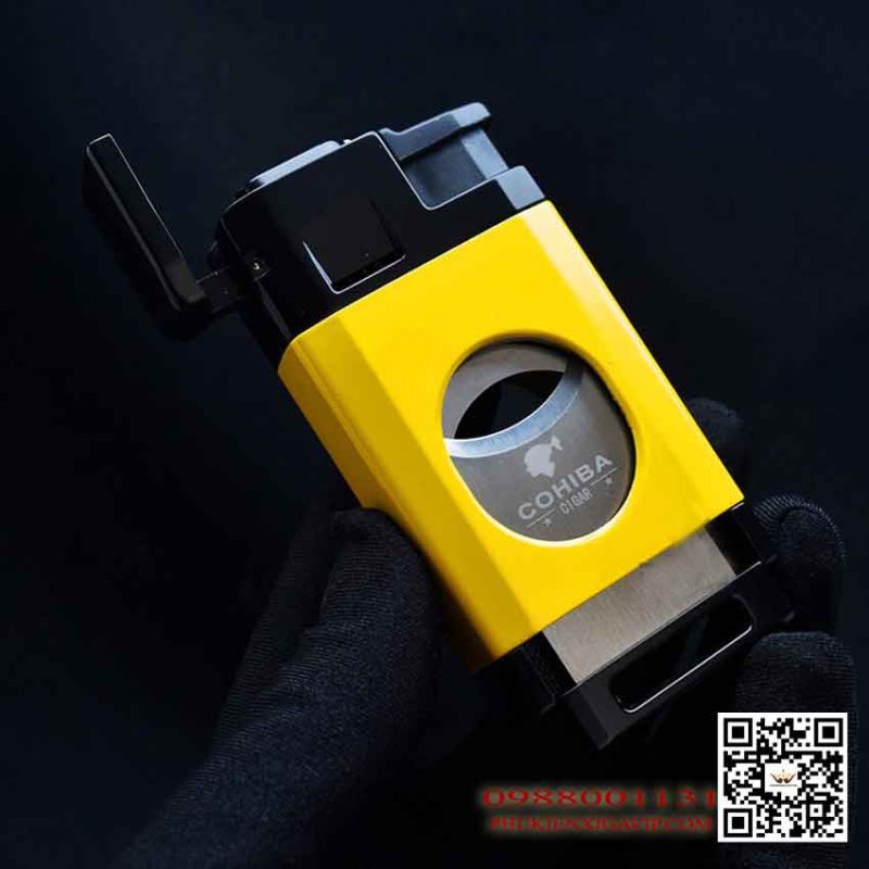 5 mẫu bật lửa tích hợp dao cắt xì gà giá tốt 11 bat lua tich hop dao cat xi ga cohiba 1 - 5 mẫu bật lửa tích hợp dao cắt xì gà giá tốt
