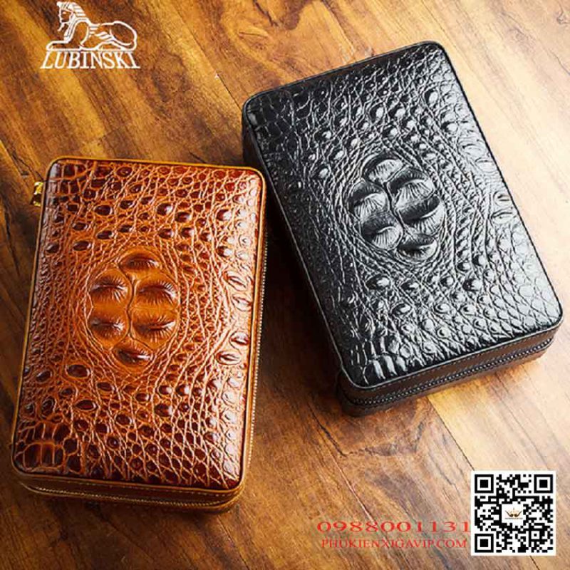 Top 4 set phụ kiện xì gà: Hộp dựng, bật lửa, dao cắt 23 set phu kien xi ga Lubinski 60006 cao cap - Top 4 set phụ kiện xì gà: Hộp dựng, bật lửa, dao cắt