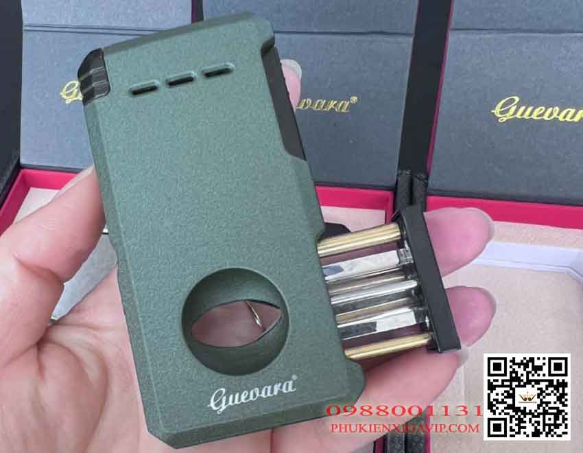 Bật lửa khò tích hợp dao cắt xì gà Guevara RAG1215